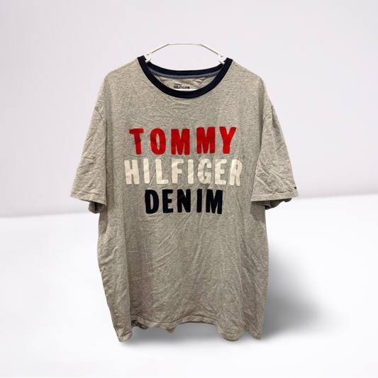Mens Tommy Hilfiger Tshirt Size XXL Navy Blue relaxed