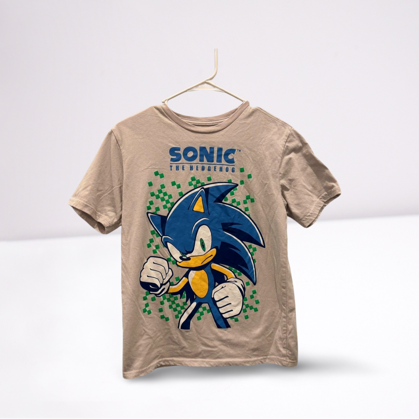 Youth Boys Sega Graphic T-Shirt Size Youth XL Grey, Blue, Green