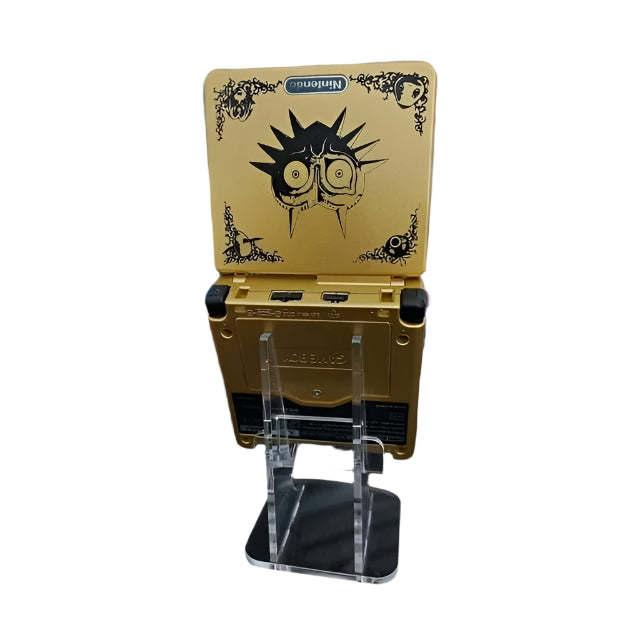 Nintendo Game Boy Advance SP Gold/Black Zelda Majora's Mask Edition Video Game Console - Custom Refurb Enhanced