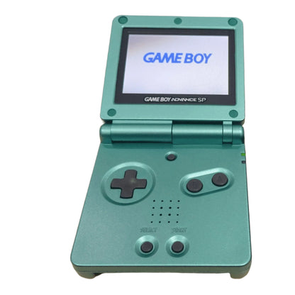 Nintendo Game Boy Advance SP Pearl Green Video Game Console - Custom Refurb Enhanced