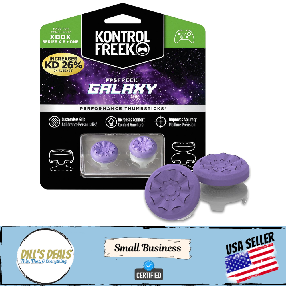 New Kontrol Freek FPS Freek Galaxy Performance Thumbsticks for XBOX Purple