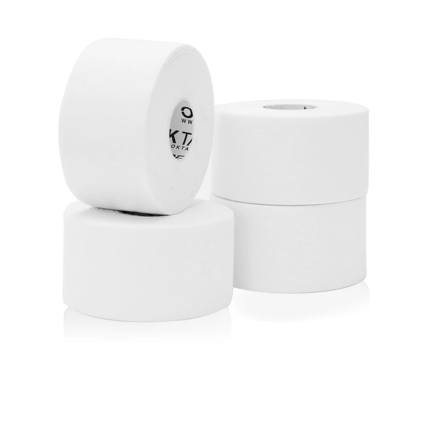 1.5" White Athletic Adhesive Tape (4 Pack) Water & Sweat Resistant 100% Cotton - 1.5" x 15 Yards