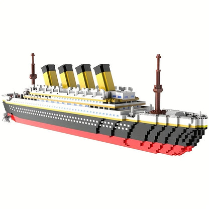 New Titanic Ship Building Blocks Minibrick Set 1878 Pcs Iceberg Shipwreck DIY