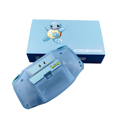 Nintendo Game Boy Advance Blue Pokemon Squirtle Edition Video Game Console - Custom Refurb Enhanced