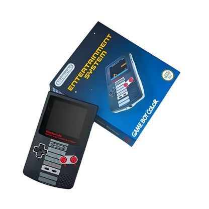 Nintendo Game Boy Color Black/Gray NES Classic Edition Video Game Console - Custom Refurb Enhanced