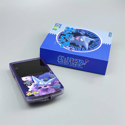 Nintendo Game Boy Color Purple Pokemon Haunter Edition Video Game Console - Custom Refurb Enhanced