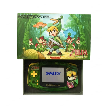 Nintendo Game Boy Advance Green Legend of Zelda Edition Video Game Console - Custom Refurb Enhanced