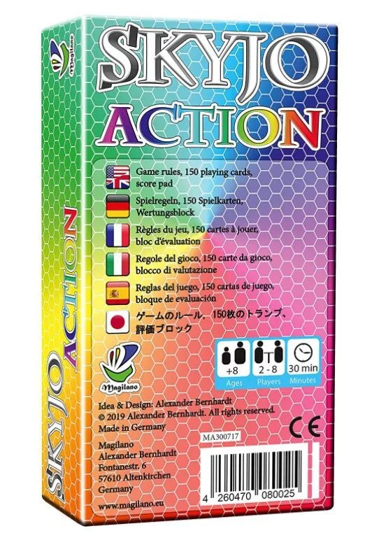SKYJO ACTION The Entertaining Card Game