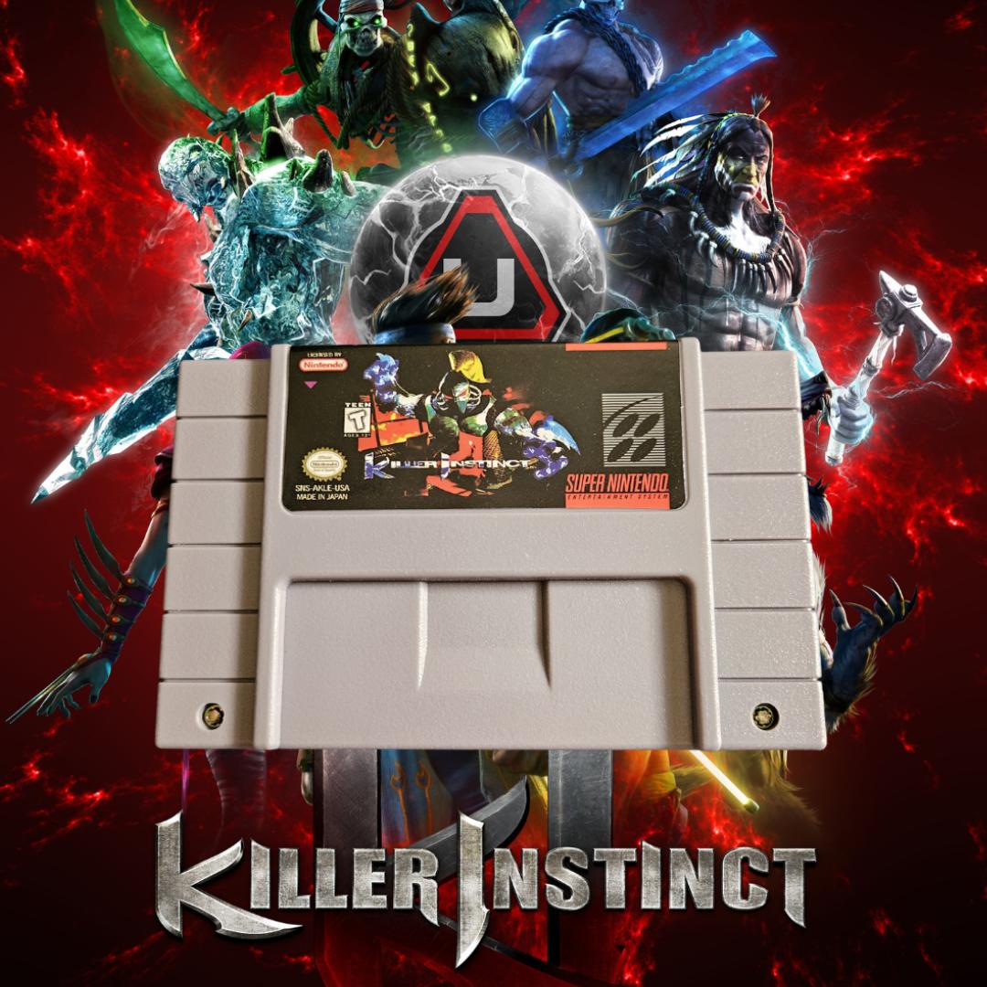 Killer Instinct SNES Cartridge Retro Classic Video Game New