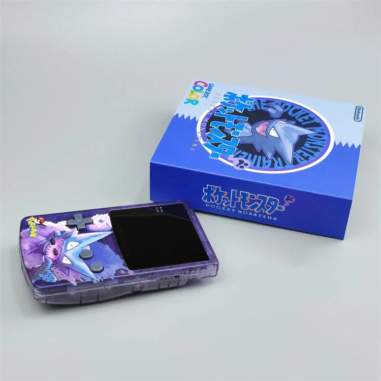 Nintendo Game Boy Color Purple Pokemon Haunter Edition Video Game Console - Custom Refurb Enhanced