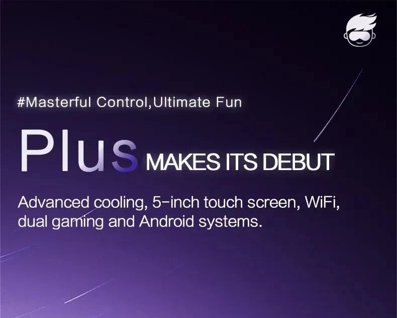 E6 Plus Handheld Rk3566 Dual System Game Console 5.0-Inch Touch Screen Emulator Purple Green