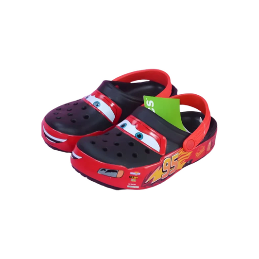Disney's Lightning McQueen Crocs Clogs - Unisex - Multiple Sizes - Black/Red - New