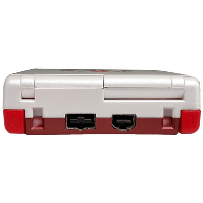 Nintendo Game Boy Advance SP Silver/Red Super Mario 25th Anniversary Edition Video Game Console - Custom Refurb Enhanced
