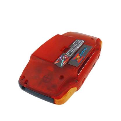 Nintendo Game Boy Advance Red Megaman Zero Edition Video Game Console - Custom Refurb Enhanced