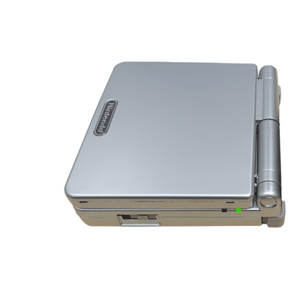 Nintendo Game Boy Advance SP Silver Video Game Console - Custom Refurb Enhanced