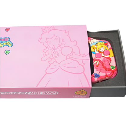 Nintendo Game Boy Advance Pink Super Princess Peach Edition Video Game Console - Custom Refurb Enhanced