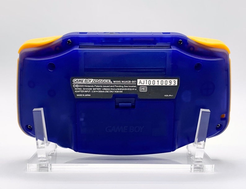 Nintendo Game Boy Advance Purple/Yellow Metroid Edition Video Game Console - Custom Refurb Enhanced