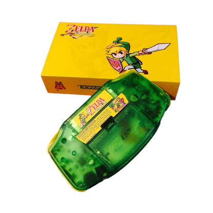 Nintendo Game Boy Advance Green Legend of Zelda Edition Video Game Console - Custom Refurb Enhanced