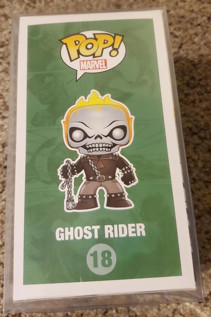 Funko Pop! Marvel Ghost Rider Metallic Variant Limited Edition