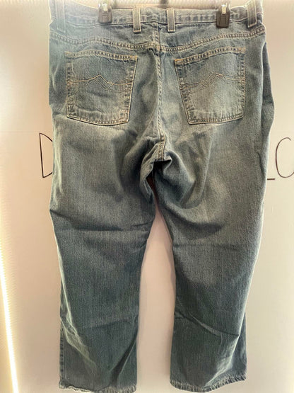 Red Camel Jeans Mens 38x30 Distressed Blue Denim Pants Bootcut Medium Wash Cotton