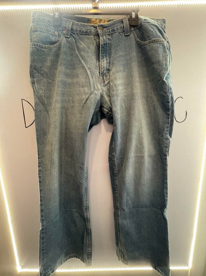 Red Camel Jeans Mens 38x30 Distressed Blue Denim Pants Bootcut Medium Wash Cotton
