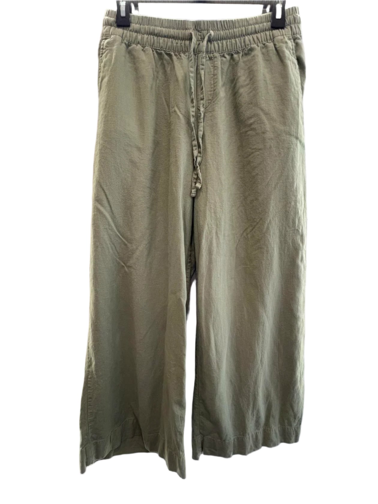 A NEW DAY Women's Green Pleated Wide/Straight Leg Stretch Dress Pants sz 20W - Very Good