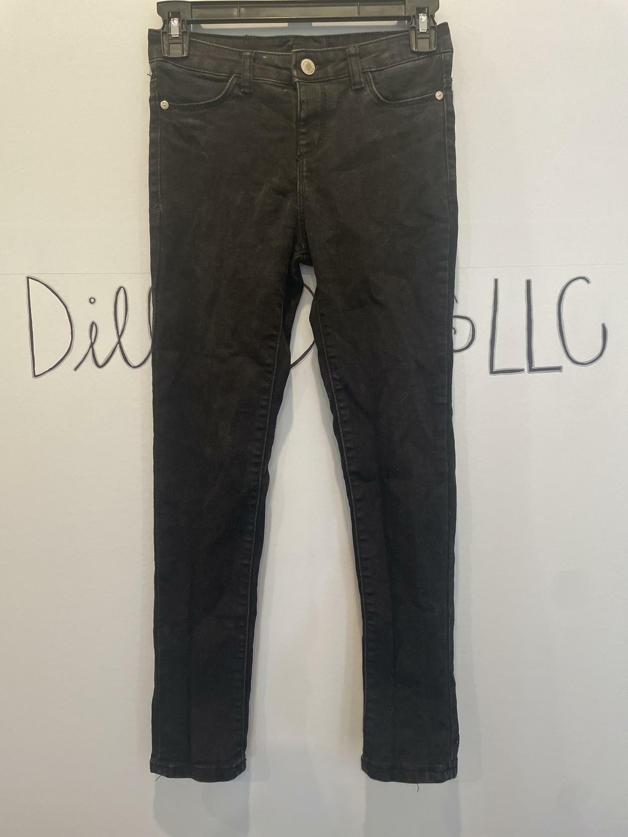 Girl DKNY Black Denim  pants size 10 - Very Good