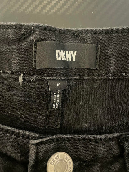 Girl DKNY Black Denim  pants size 10 - Very Good