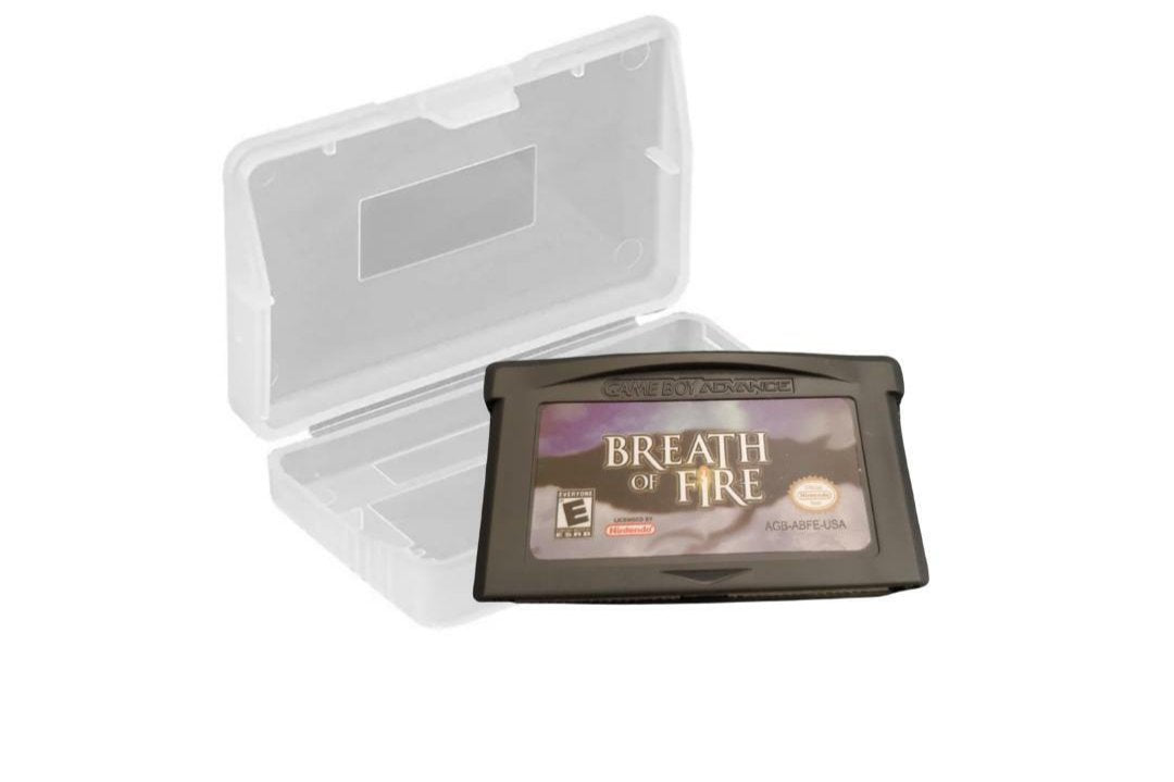 Breath of Fire for Nintendo Gameboy Advance & Clear Protective Case