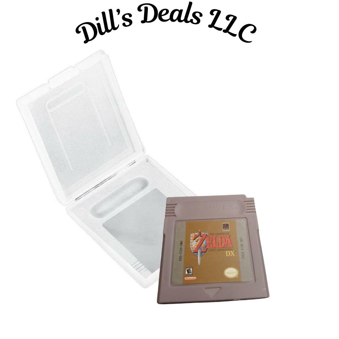 The Legend of Zelda Link's Awakening DX GBC for Nintendo Gameboy Color & Clear Protective Case