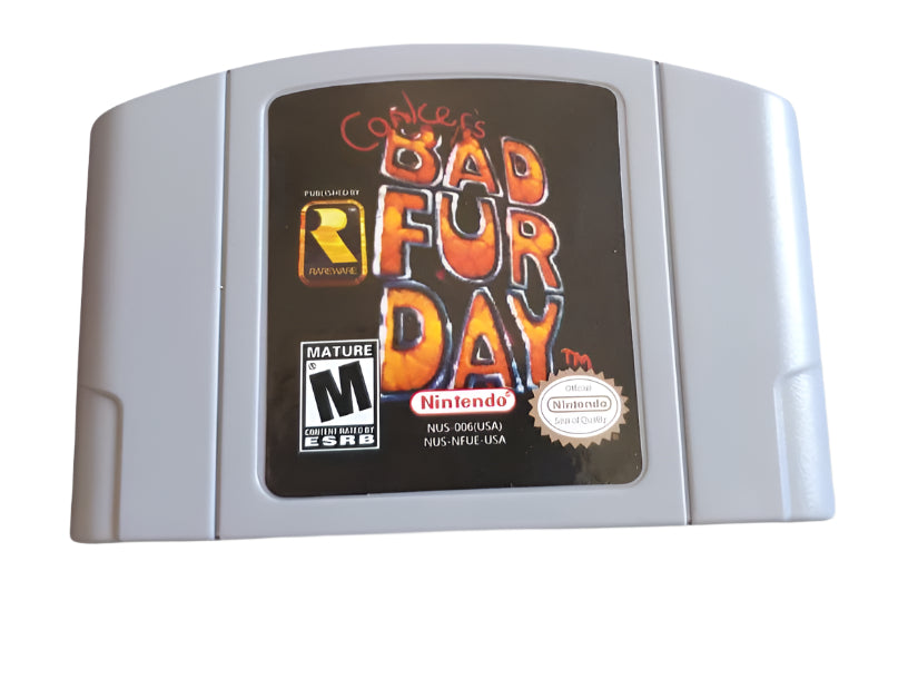 Conkers Bad Fur Day N64 Cartridge Retro Classic Video Game New