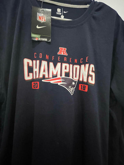 New England Patriots Sz 2XL Mens Fanatics 2018 Conference Champions Roster NFL