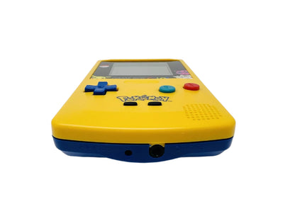 Nintendo Game Boy Color Lime Green Yellow Classic Pokemon Logo Video Game Console - Custom Refurb Enhanced