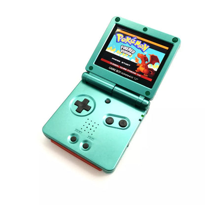 Nintendo Game Boy Advance SP Pearl Green Video Game Console - Custom Refurb Enhanced