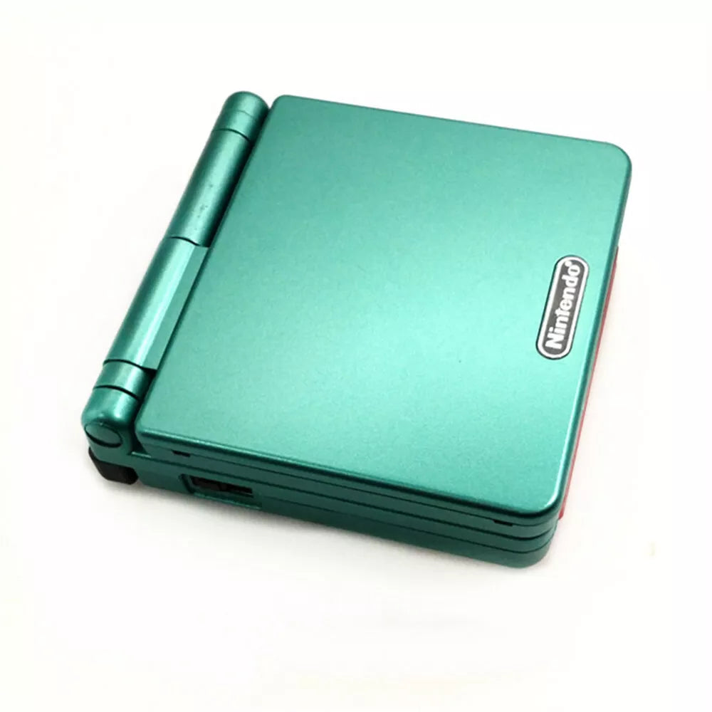 Nintendo Game Boy Advance SP Pearl Green Video Game Console - Custom Refurb Enhanced