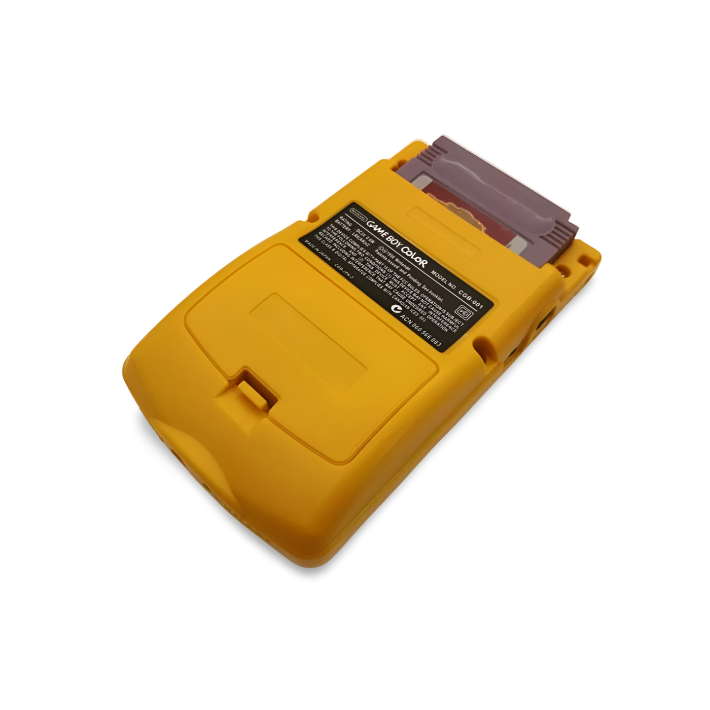 Nintendo Game Boy Color Pokemon Yellow Edition Custom Backlit Enhanced IPS Screen Mod High Resolution