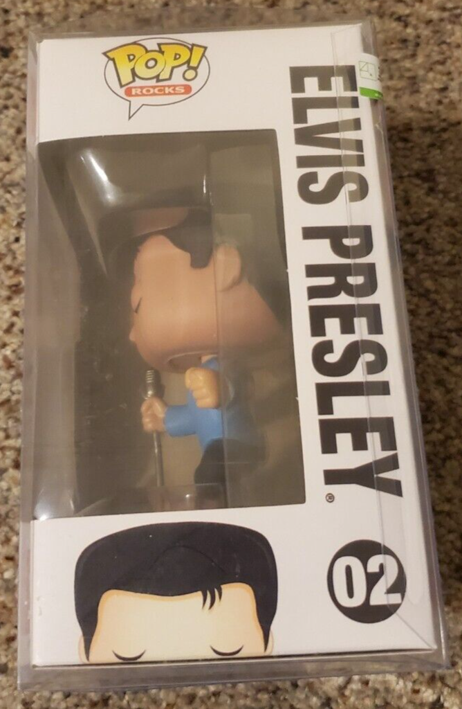 Funko POP! Rocks 1950's Elvis Pink #02 Vinyl Figure NEW w Pop Protector Rock